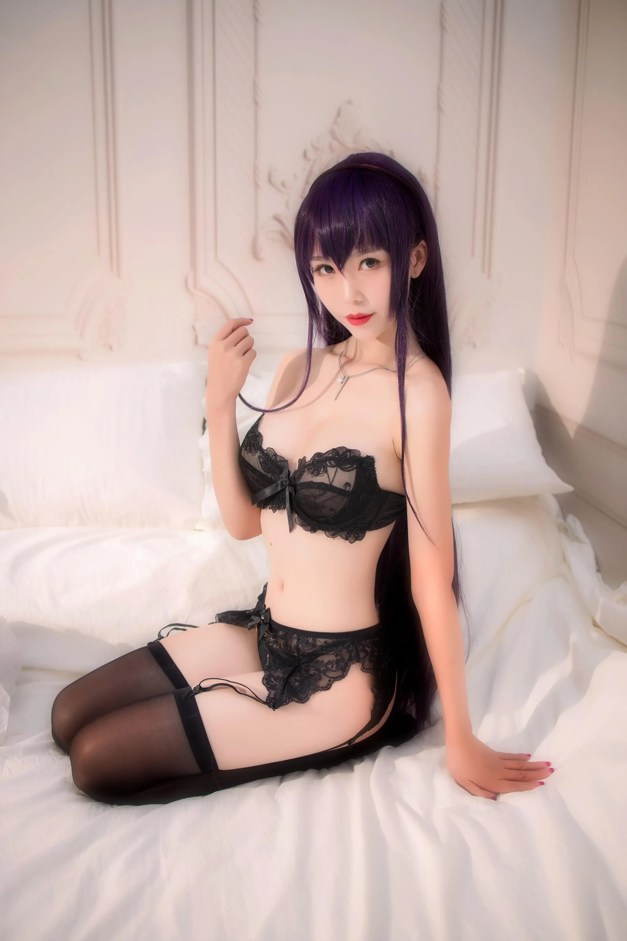 抖娘-利世 – NO.45 霞之丘诗羽 内衣 [28P]插图5
